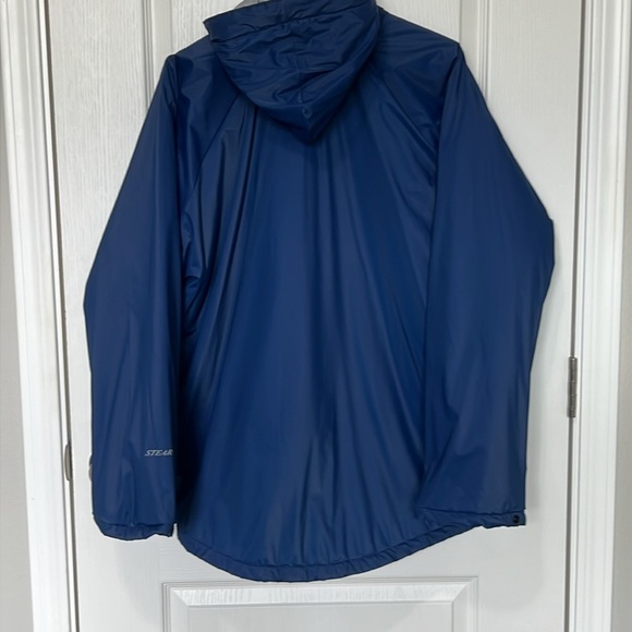 Vintage Stearns Dry Wear Mens Wateeprrof Rain Coat Jacket Blue Size Medium - Picture 6 of 15